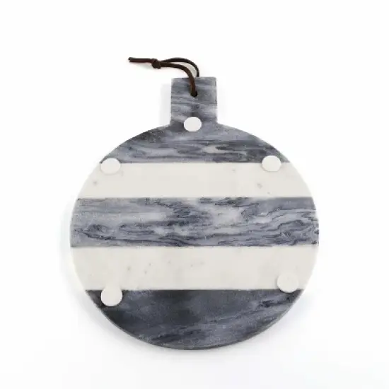Inox Artisans Barolo Striped Marble Cheese Board image {2}