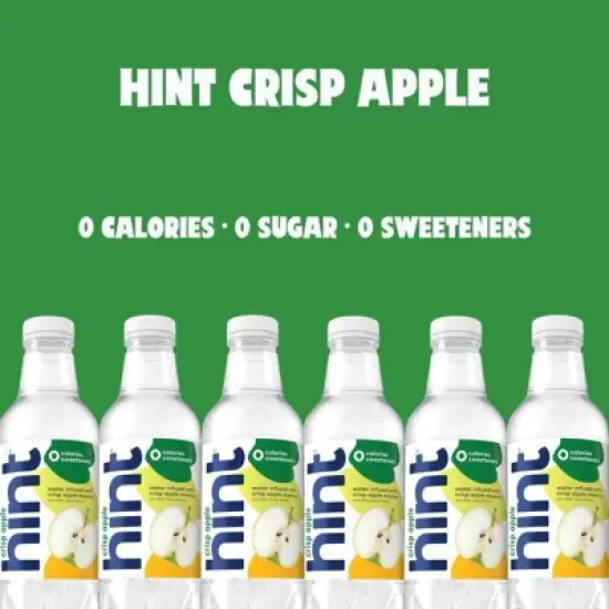 hint Crisp Apple Flavored Water - 16 fl oz Bottle image {3}