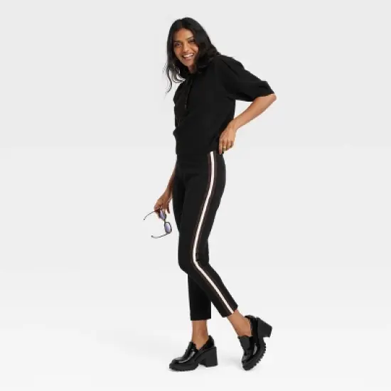 Women's High-Rise Slim Fit Bi-Stretch Ankle Pants - A New Day&trade; image {2}