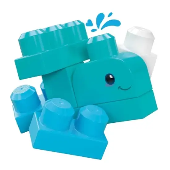 MEGA BLOKS Green Town Ocean Time Clean Up Building Toy Blocks - 70pcs image {2}