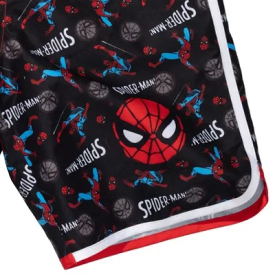 Marvel Avengers Spider-Man Rash Guard and Swim Trunks Little Kid to Big Kid image {5}