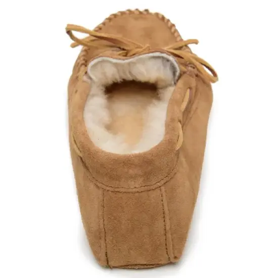 Minnetonka Men's Suede Sheepskin Softsole Moccasin image {3}