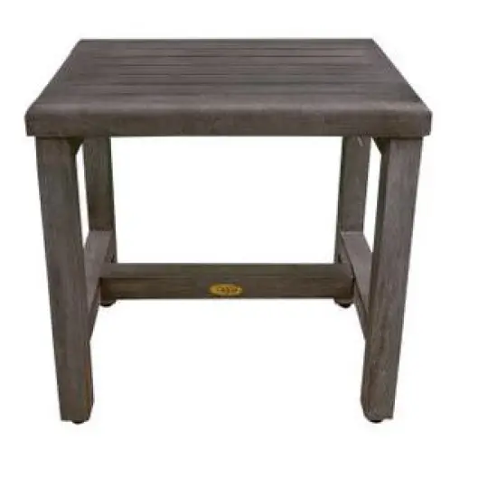 CoastalVogue&reg; Eleganto&reg; 18" Wide Shower Bench in Antique Gray Finish image {5}