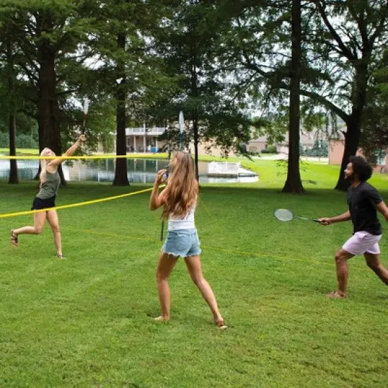 Triumph Sports Competition Badminton Set  with Steel Pole image {15}