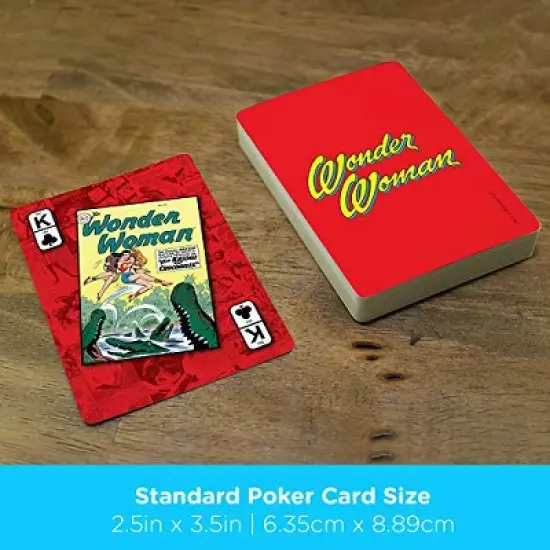 AQUARIUS DC Comics Wonder Woman Themed Playing Cards image {4}