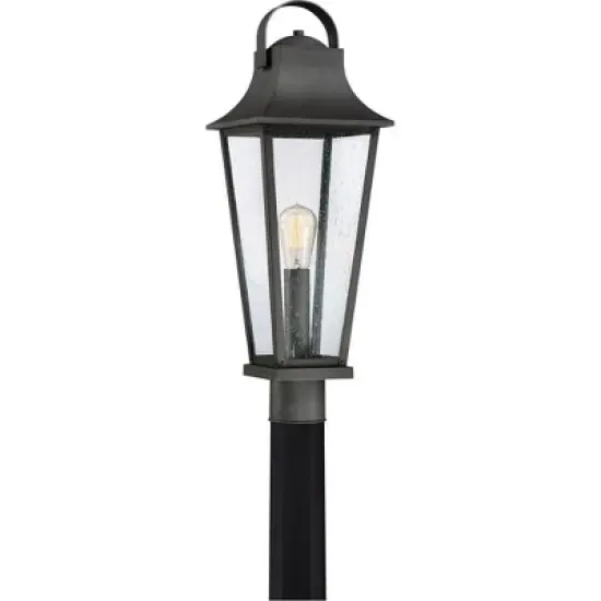 Quoizel Lighting Galveston 1 - Light Post Light in  Mottled Black image {4}