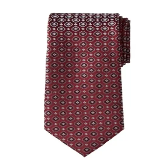 KingSize Men's Big & Tall  Extra Long Classic Geo Tie Necktie image {11}
