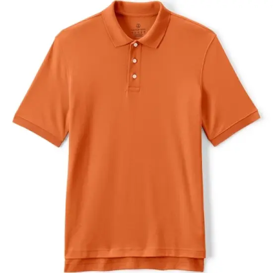 Lands' End School Uniform Men's Long Sleeve Interlock Polo Shirt image {17}