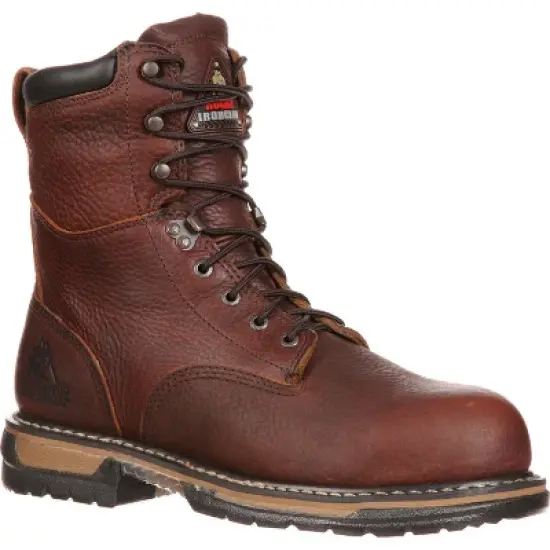 Men's Rocky IronClad Steel Toe Waterproof Work Boot image {7}