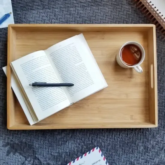 Lipper Solid Bamboo Tray image {3}