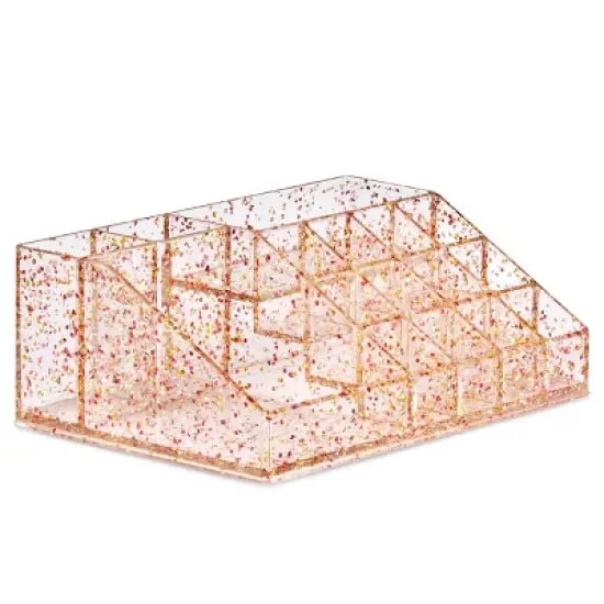 Sorbus 16 Slot Glitter Acrylic Makeup Organizer image {6}