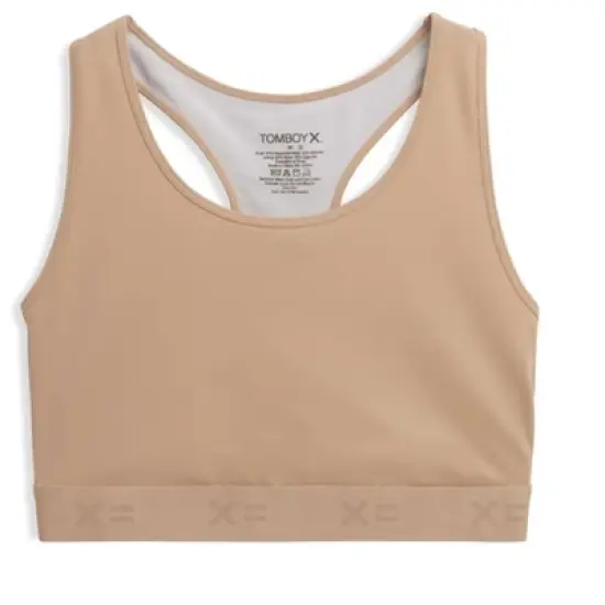 TomboyX Racerback Compression Top, Full Coverage Medium Support Top (XS-6X) image {4}