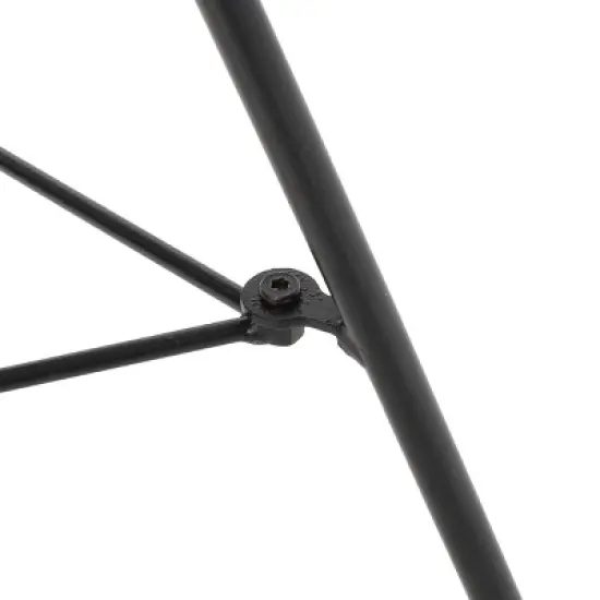 GDFStudio Carver Outdoor Wicker Wrapped Glass Top Side Table image {6}