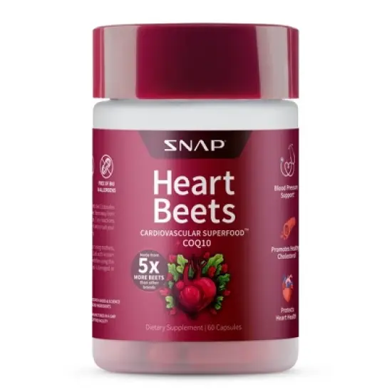 SNAP Heart Beets Dietary Supplement Capsules - 60ct image {7}