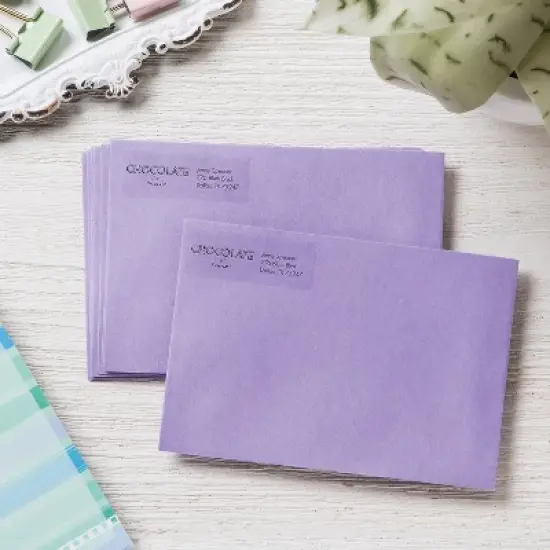 Avery Mailing Labels Ret Address 2/3"x1-3/4" 600/PK Glossy CL 6520 image {6}