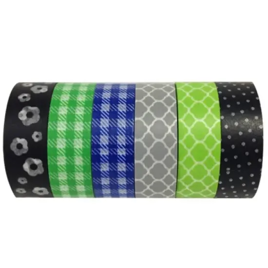 Wrapables Washi Masking Tape Collection, Premium Value Pack image {24}
