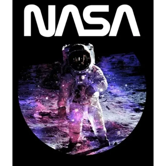 NASA Astronaut in Space Black T-shirt Toddler Boy to Youth Boy image {1}