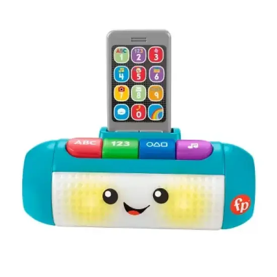 Fisher-Price Laugh & Learn Light Up Learning Speaker and Removable Toy Phone image {6}