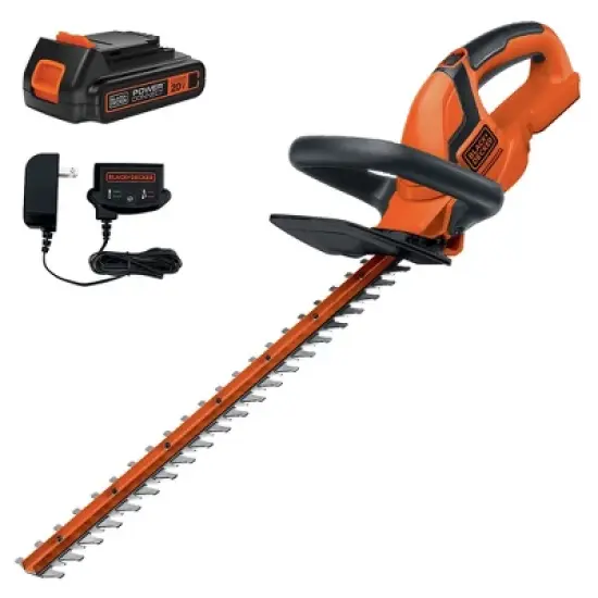 Black & Decker LHT2220 20V MAX Lithium-Ion Dual Action 22 in. Cordless Electric Hedge Trimmer Kit (1.5 Ah) image {2}