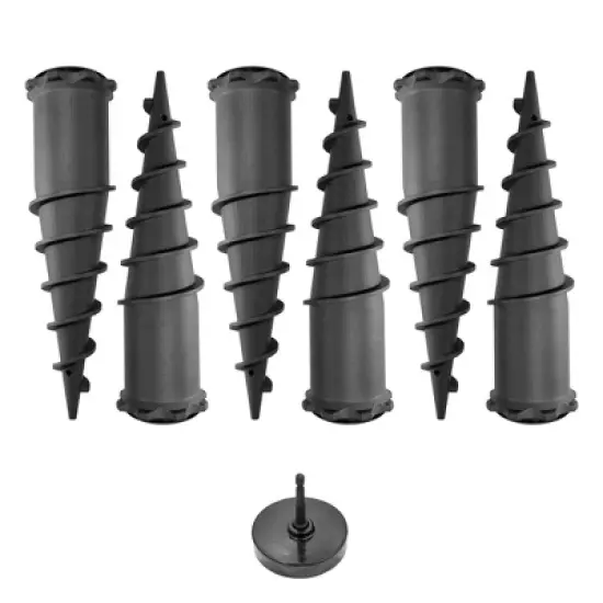Ground Spike Anchor Kit &ndash; 6-Pack with Drill Chuck image {11}