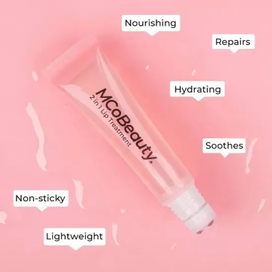 MCoBeauty 2-in-1 Glow & Treat Lip Oil - 0.51oz image {4}