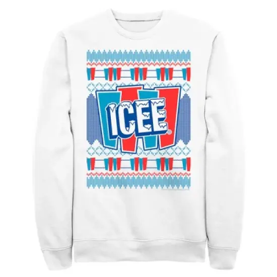 Men's ICEE Retro Ugly Sweater Sweatshirt image {3}