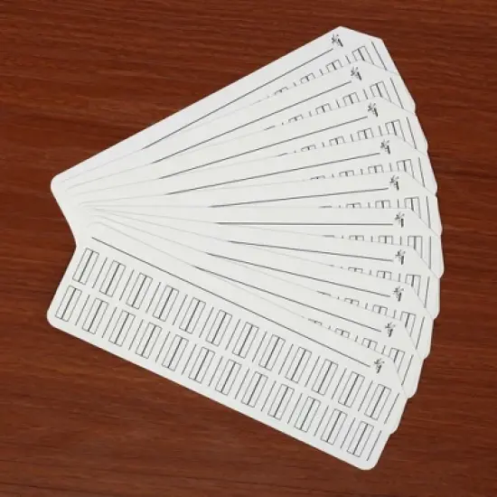 HG Art Concepts Painters Color Diary Watercolor Swatch Card, 24-Pan Size, 10-Pk, 140 lb Hot Press 100% Cotton Paper, Fits New York Central Palette image {2}