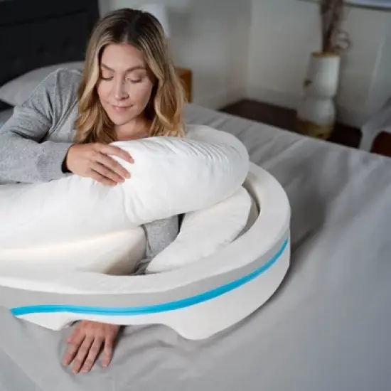 MedCline Shoulder Relief System, Bundle - Bed Wedge & Shoulder Pillow for Side Sleepers + Extra Cases image {5}