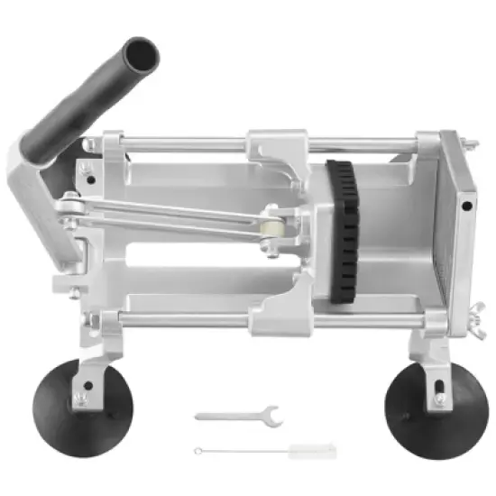 VEVOR Commercial Vegetable Slicer, 3/8 inch Fruit Slicer, Stainless Steel and Aluminum Alloy Vegetable Cutter Slicer Machine, Manual Slicer image {8}