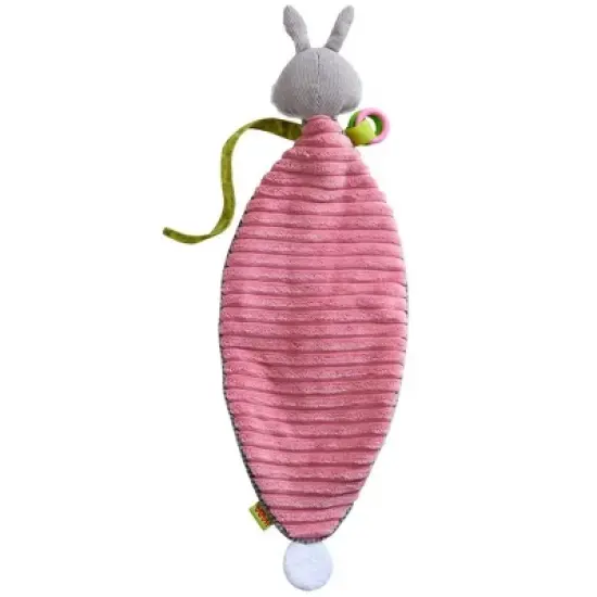 HABA Cuddly Bunny Hops Snuggly Lovey Baby Blankie image {1}