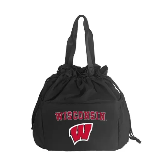 NCAA Wisconsin Badgers Lunch Cooler: Soft-Sided Polyester, 12-Can Capacity image {1}