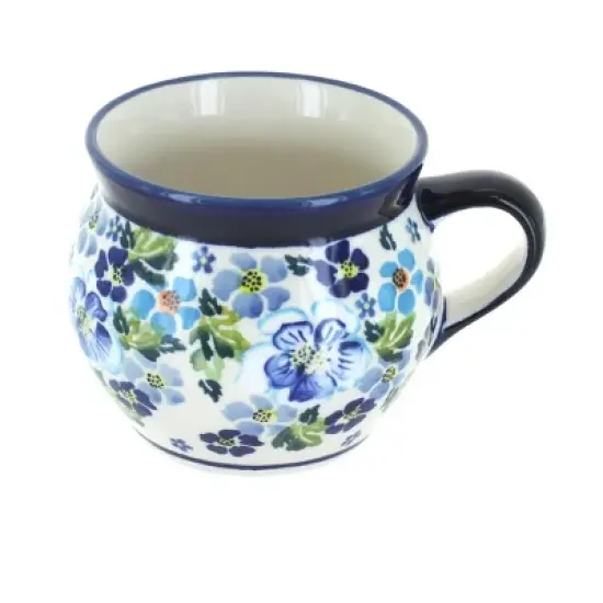 Blue Rose Polish Pottery 910 Zaklady Bell Shaped Mug image {14}