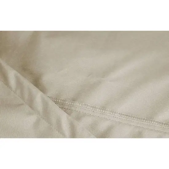 Eevelle 72" Meridian Round Table Fire Pit Cover Khaki image {4}