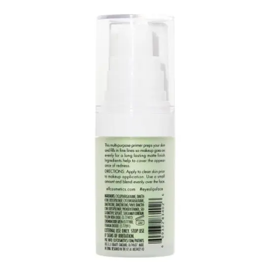 e.l.f. Tone Adjusting Face Primer Small - Green - 0.47 fl oz image {5}