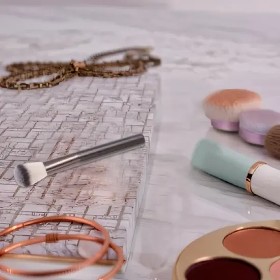 Unique Bargains Durable Blush Brush Brown 1 Pc image {4}