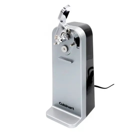 Cuisinart Deluxe Can Opener - Chrome - CCO-55: Electric Countertop, Freestanding, Magnet for Easy Lid Lift-Off image {1}