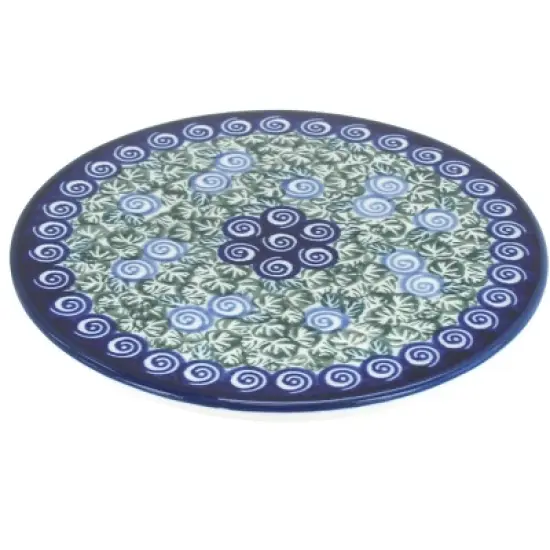 Blue Rose Polish Pottery 1012 Zaklady Trivet image {12}