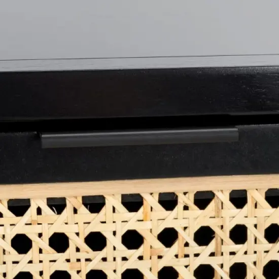 Yunis 1 Drawer 1 Open Shelf Nightstand - NST9205 - Safavieh image {8}