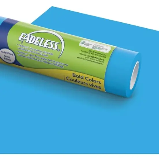 Fadeless Paper Roll, Brite Blue, 24 Inches x 60 Feet image {5}