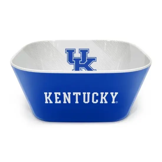 NCAA Kentucky Wildcats Serving Bowl: Melamine Rounded Square Tableware image {1}