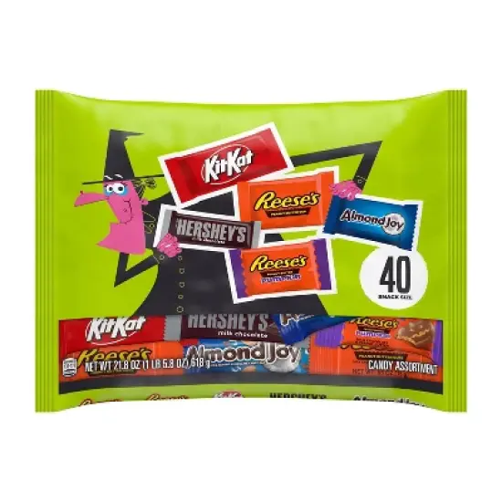 HERSHEY'S Chocolate Assorted Halloween Candy Snack Size - 21.8oz/40pc image {1}