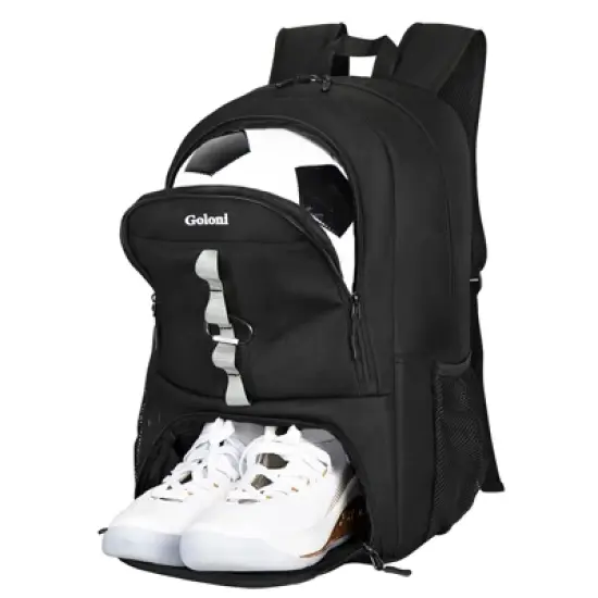 Youth Soccer Bag,Basketball Bag with Ball Compartment & Shoe Compartment,Backpack image {6}