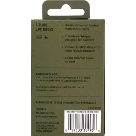 5 Blade Cartridges - 4ct - Goodfellow & Co&trade; image {5}