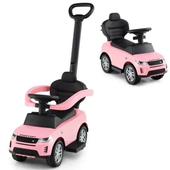 Costway Kids Ride on Push Car with Horn & Start-up Sound Under-seat Storage Push Handle image {11}