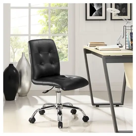 Prim Armless Midback Office Chair - Modway image {4}