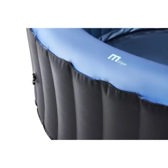 MSpa Bergen Round Bubble Spa with Thermal Cover 245 Gal 138 Electric 110 Volt AC Inflatable Hot Tub image {4}