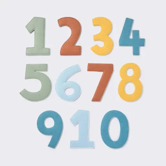 Milestone Felt Numbers - Multi Color - Cloud Island&trade; image {2}
