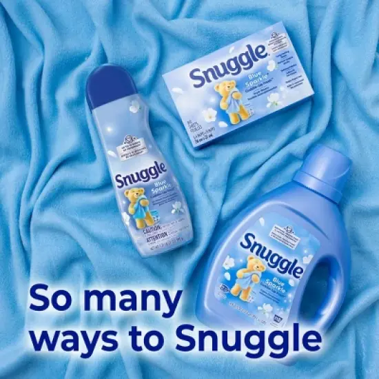 Snuggle Blue Sparkle Fresh Scent Dryer Sheets image {6}