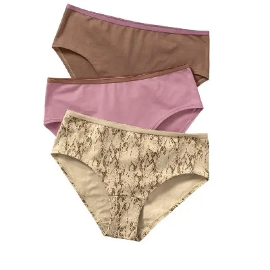 Leonisa  3-Pack Hiphugger Panties in Super Comfy Cotton - image {4}