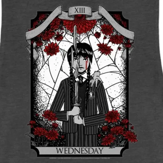 Junior's Wednesday XIII Tarot Card Festival Muscle Tee image {1}
